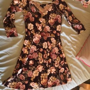 F21 floral dress